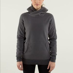 Lululemon Runaway Fleece Hoodie Sweatshirt Gray 8